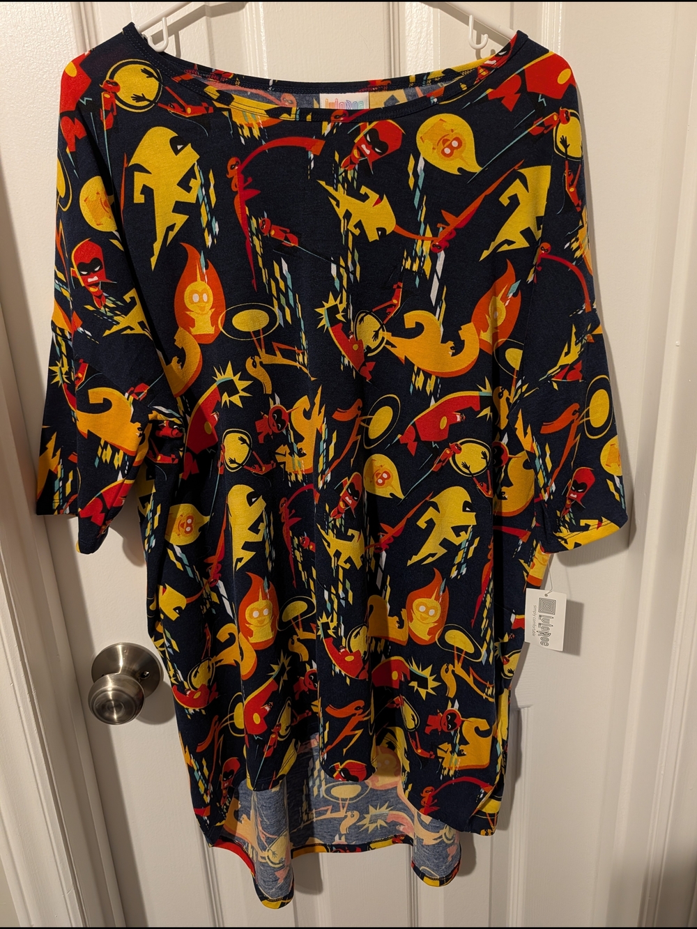 Women's Incredibles Tunic Shirt by LuLaRoe, Size Large NWT